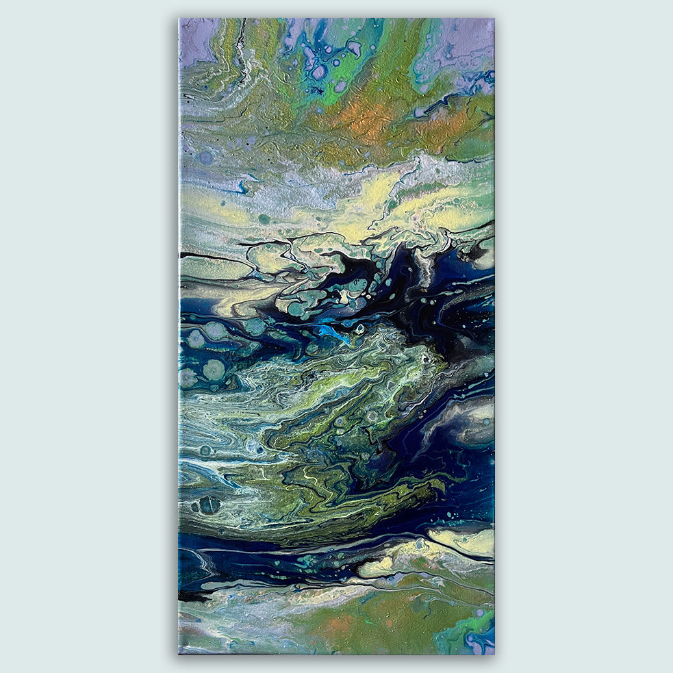 10x20 acrylic original color painting on canvas