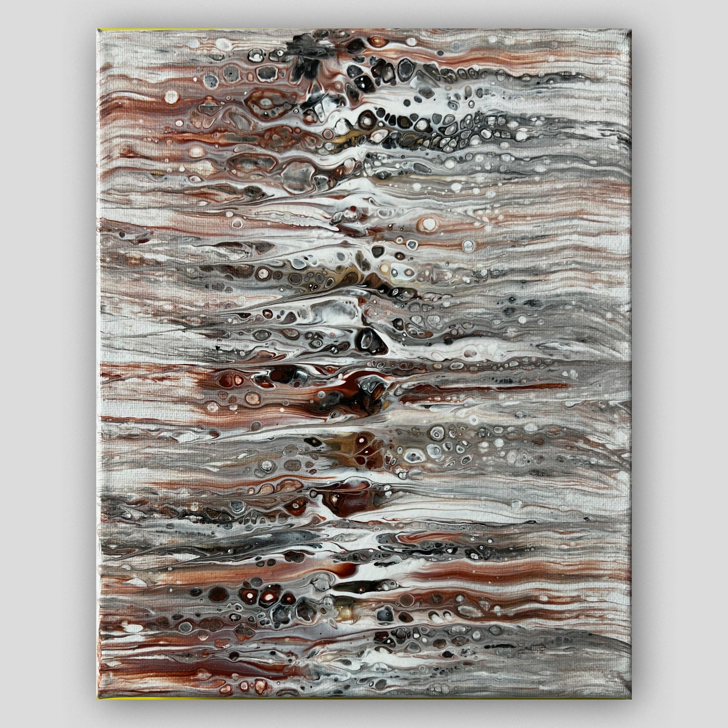 8x10 Acrylic hand made abstract painting