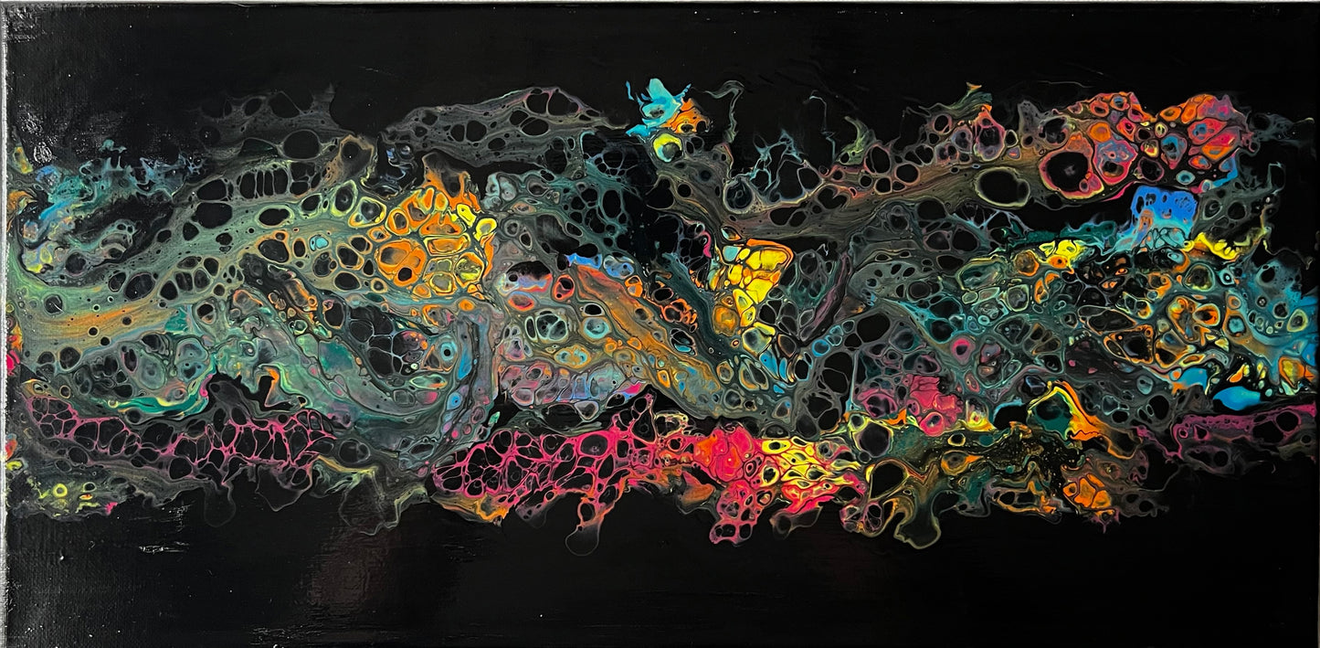 10x20 acrylic hand made color painting