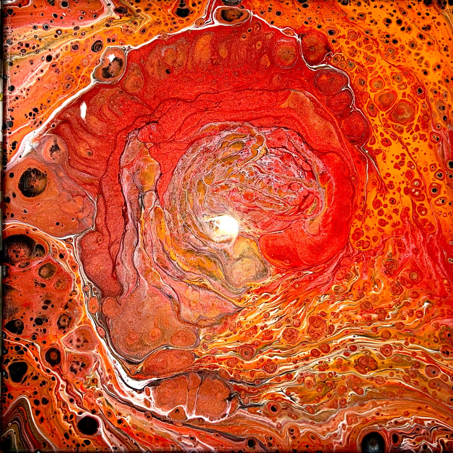 10x10 Acrylic hand made painting