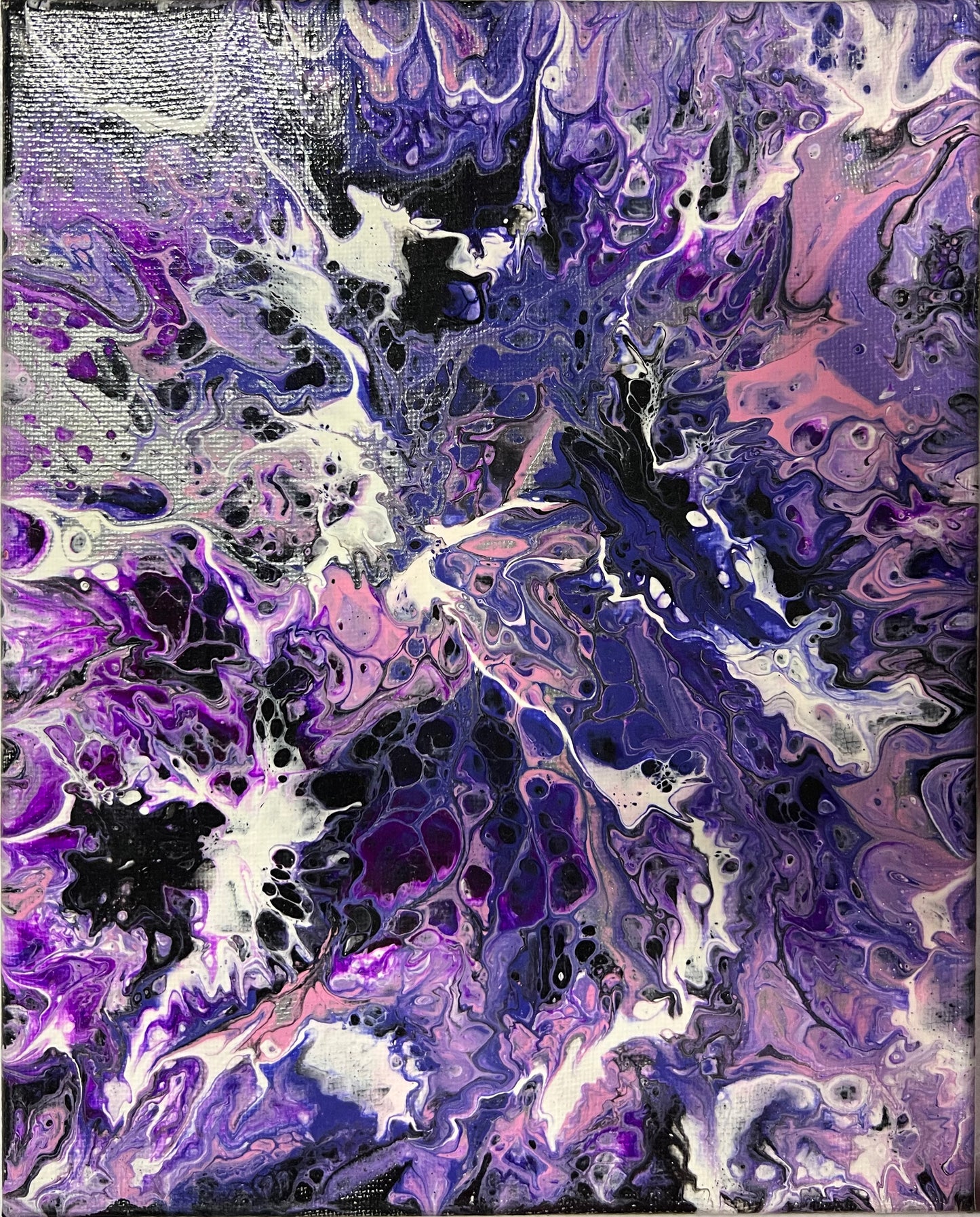 8x10 acrylic hand made color painting