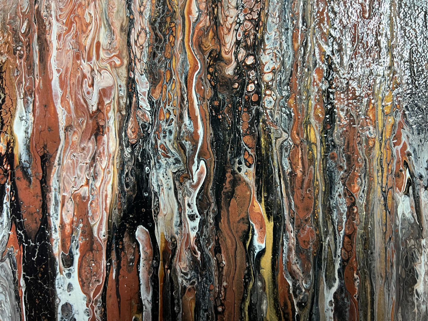 8x10 acrylic hand made color painting