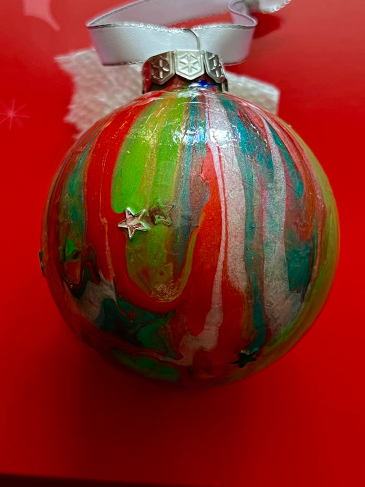 Crhistmas festive abstract ornament