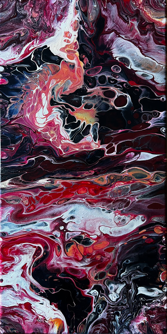 10x20 acrylic original color painting on canvas