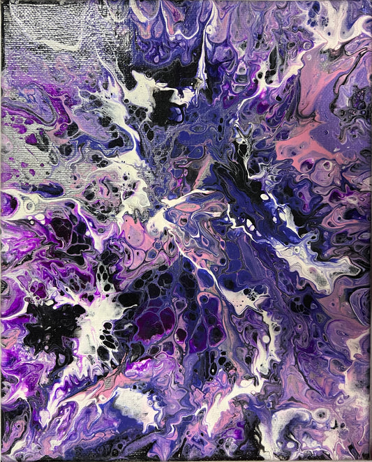 8x10 acrylic hand made color painting