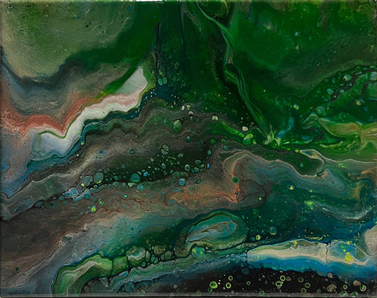 11x14 Acrylic hand made painting